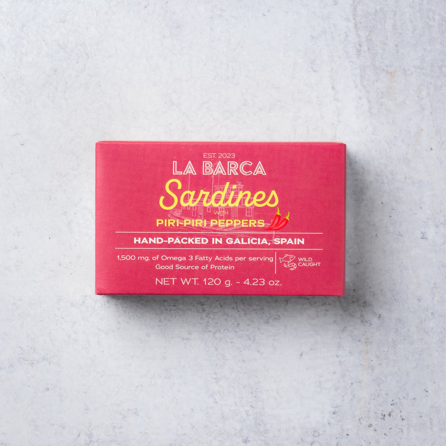 La Barca Sardines with Piri Piri Peppers