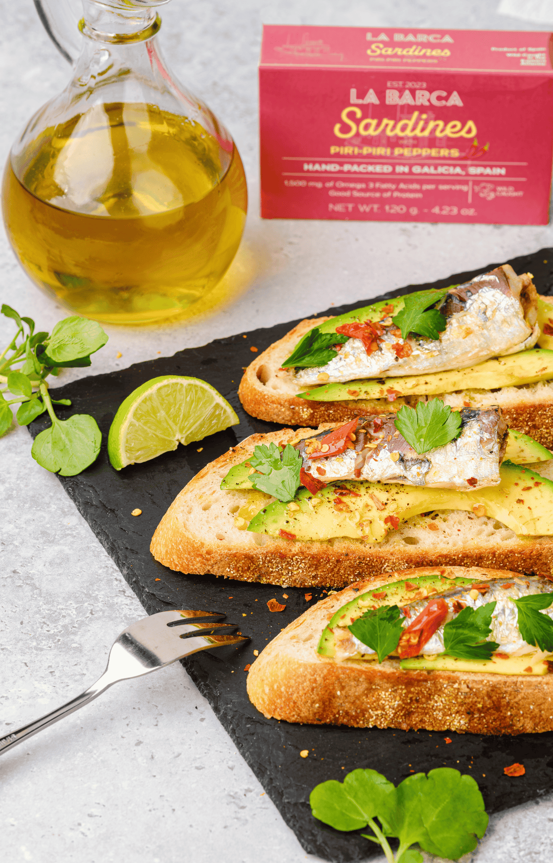 Spicy Sardine Avocado Toast